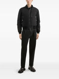 Dolce & Gabbana leather-trimmed bomber jacket