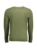 Napapijri logo-patch crew-neck sweater