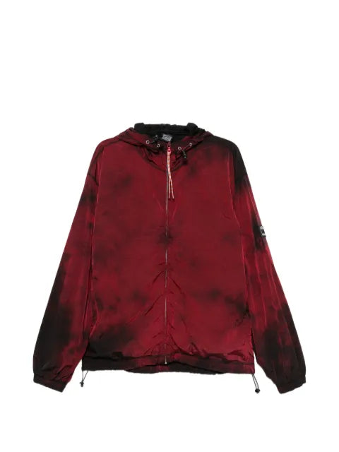 Aries tie-dye hooded jacket