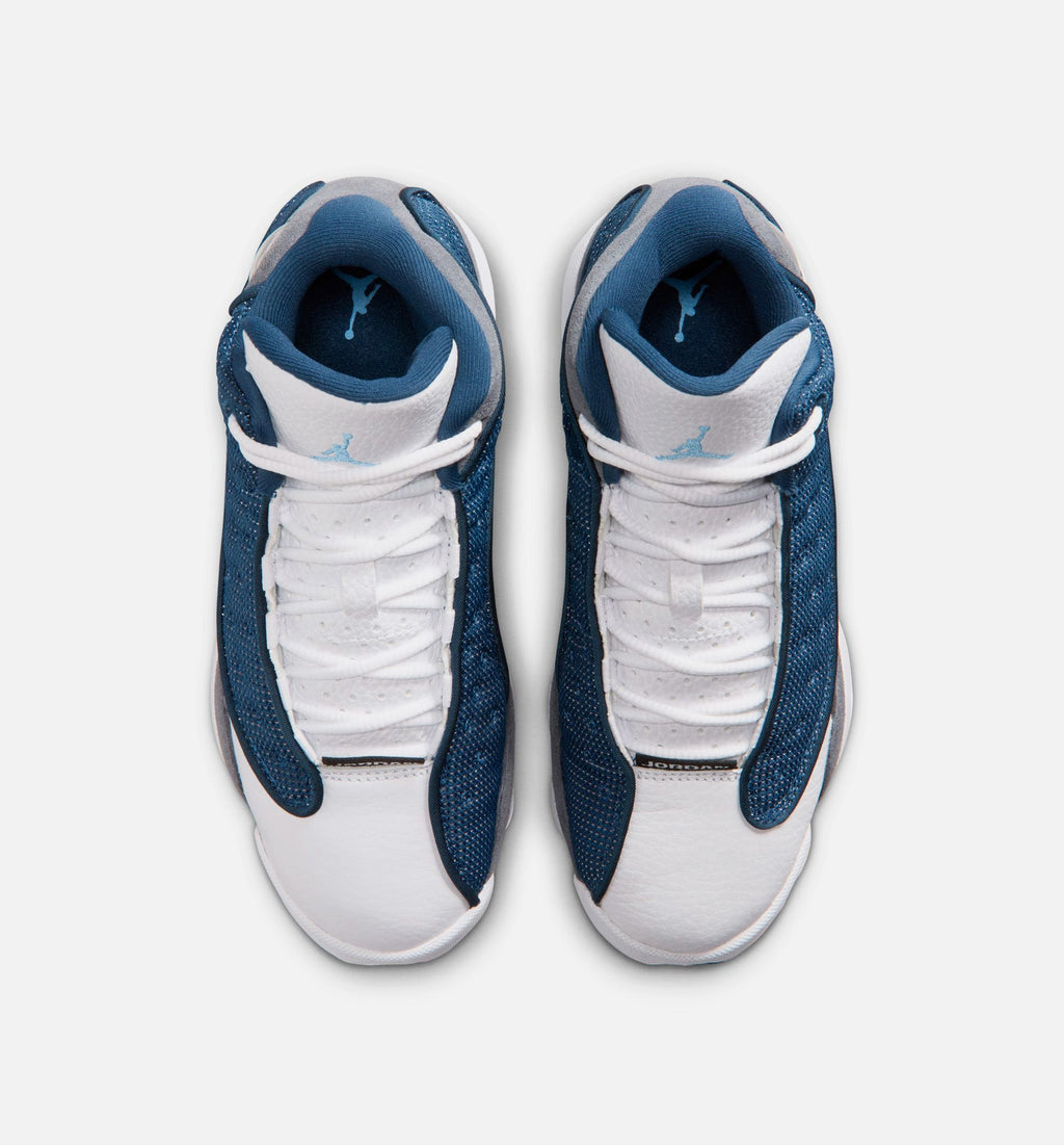 Air Jordan 13 Retro Navy Grade School Lifestyle Shoe - Navy/University Blue/Flint Grey/White